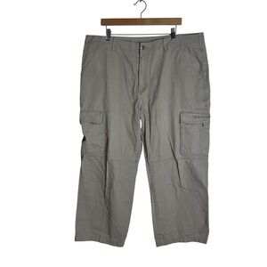 Harley-Davidson Pants Mens 40x32 Khaki Cargo Utility Cotton‎ Motorcycle Riding